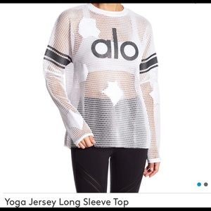 Alo Cracke Jersey Long sleeve top